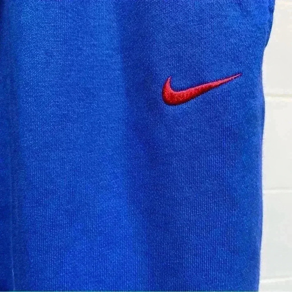 Nike Women's Plus Size Logo Side Stripe Joggers Sweatpants 1X Blue Pockets NWT - Picture 5 of 12